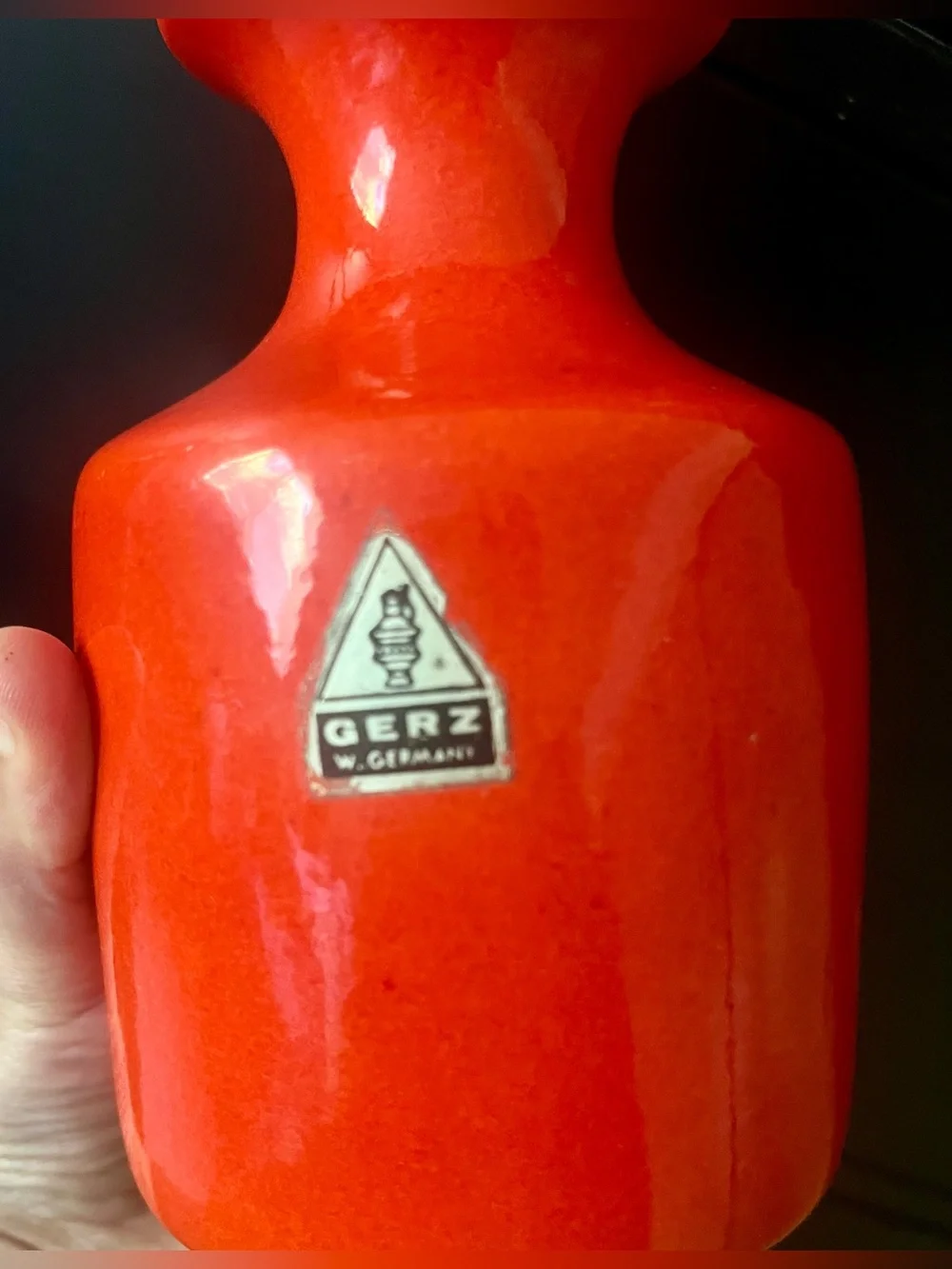 ❤️ Authentic Vintage GERZ West Germany Pottery Vase - Picture 7 of 11